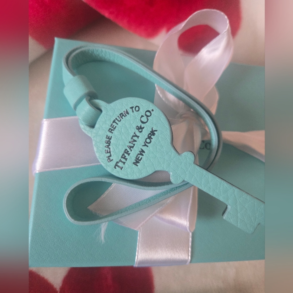 Tiffany & Co. Leather Key Charm